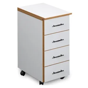 4 Drawer Storage Chest in White