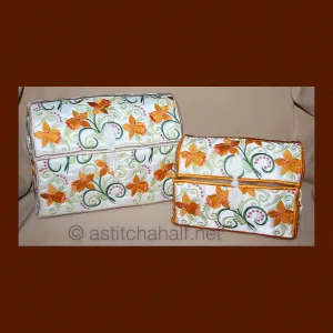 Applique Daffodil Chests