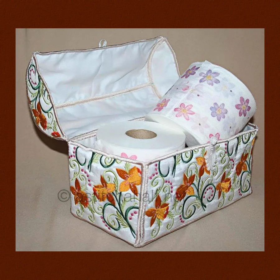 Applique Daffodil Chests
