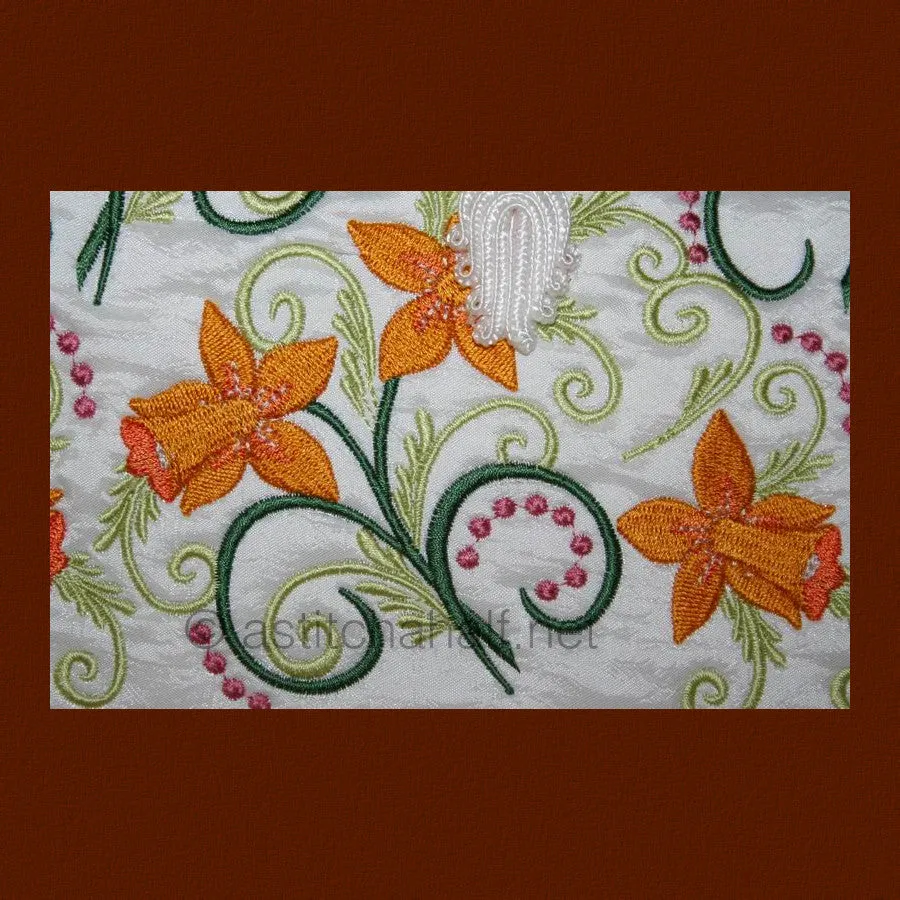 Applique Daffodil Chests