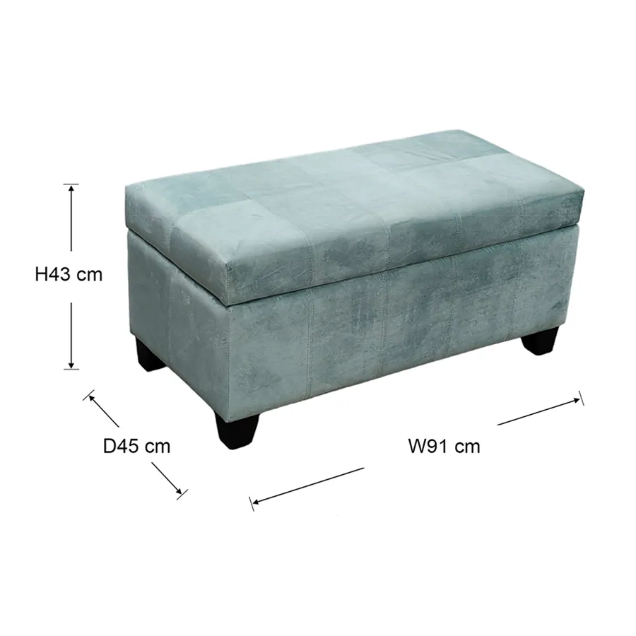 Averill Storage Bench - Fabric