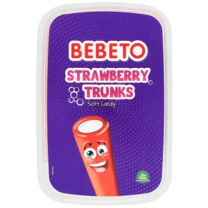 Bebeto Strawberry Trunks Tub 500g - 12 Count
