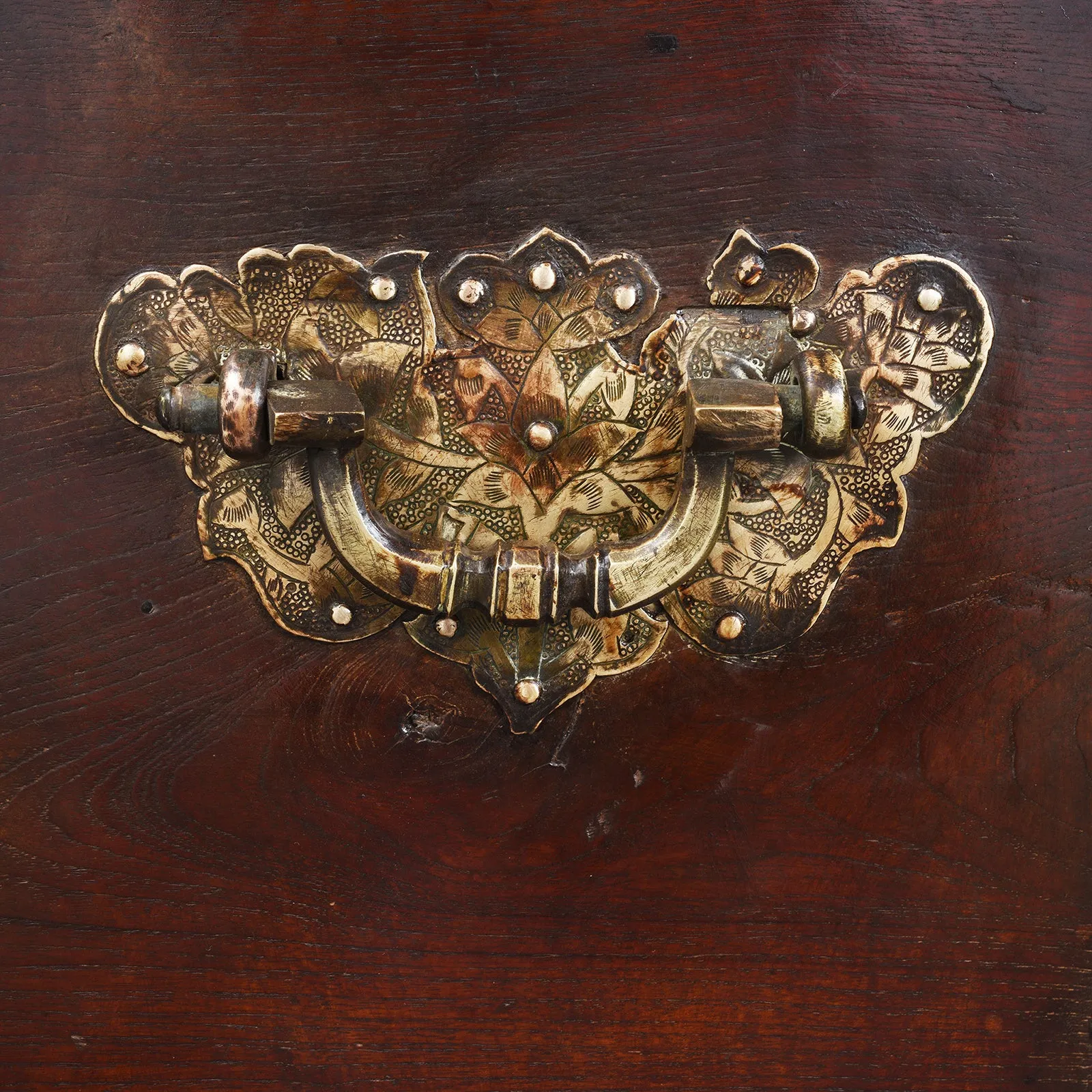 Brass Studded Zanzibar Chest From Surat  - Early 19th Century