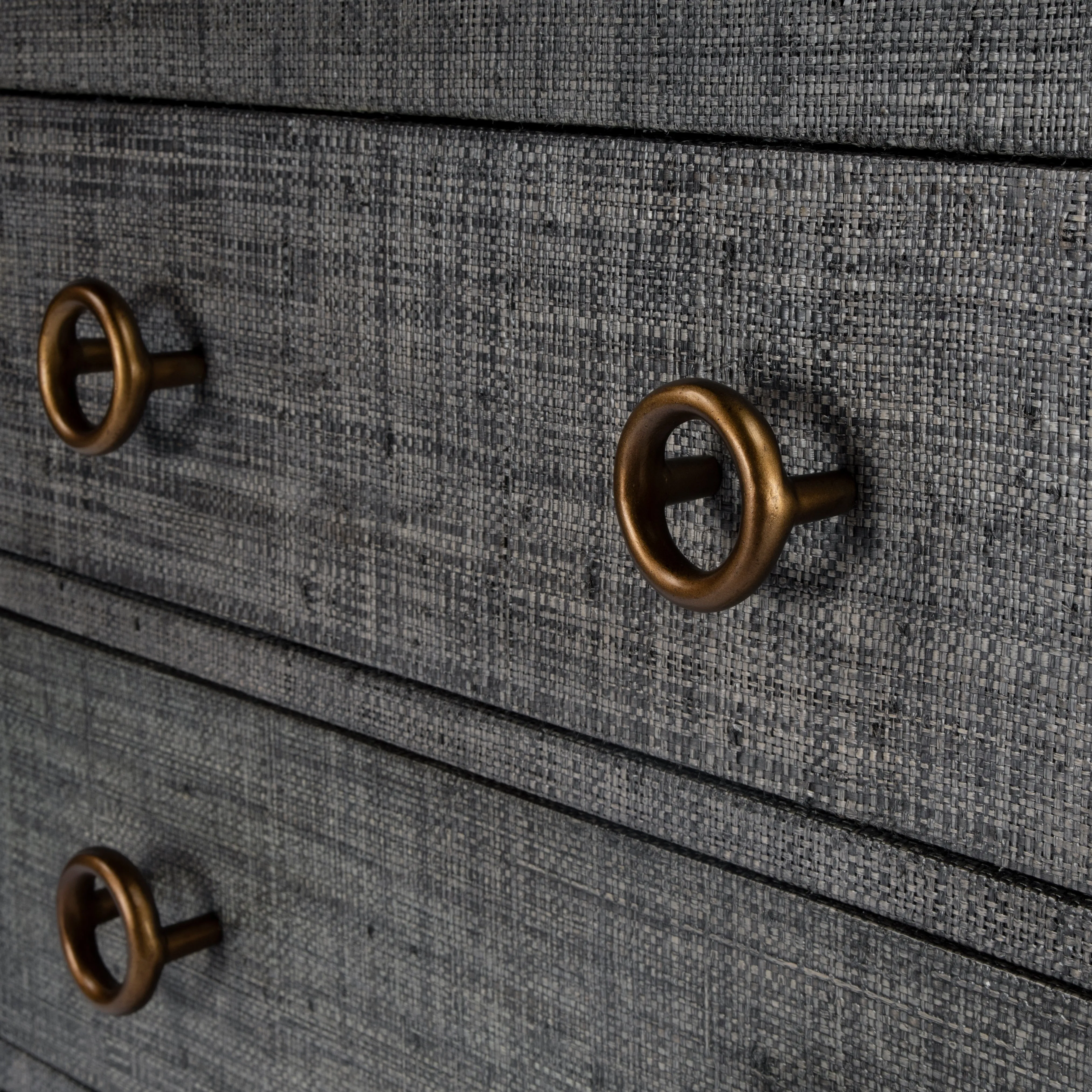 Chatham Raffia Chest in Charcoal  9130420