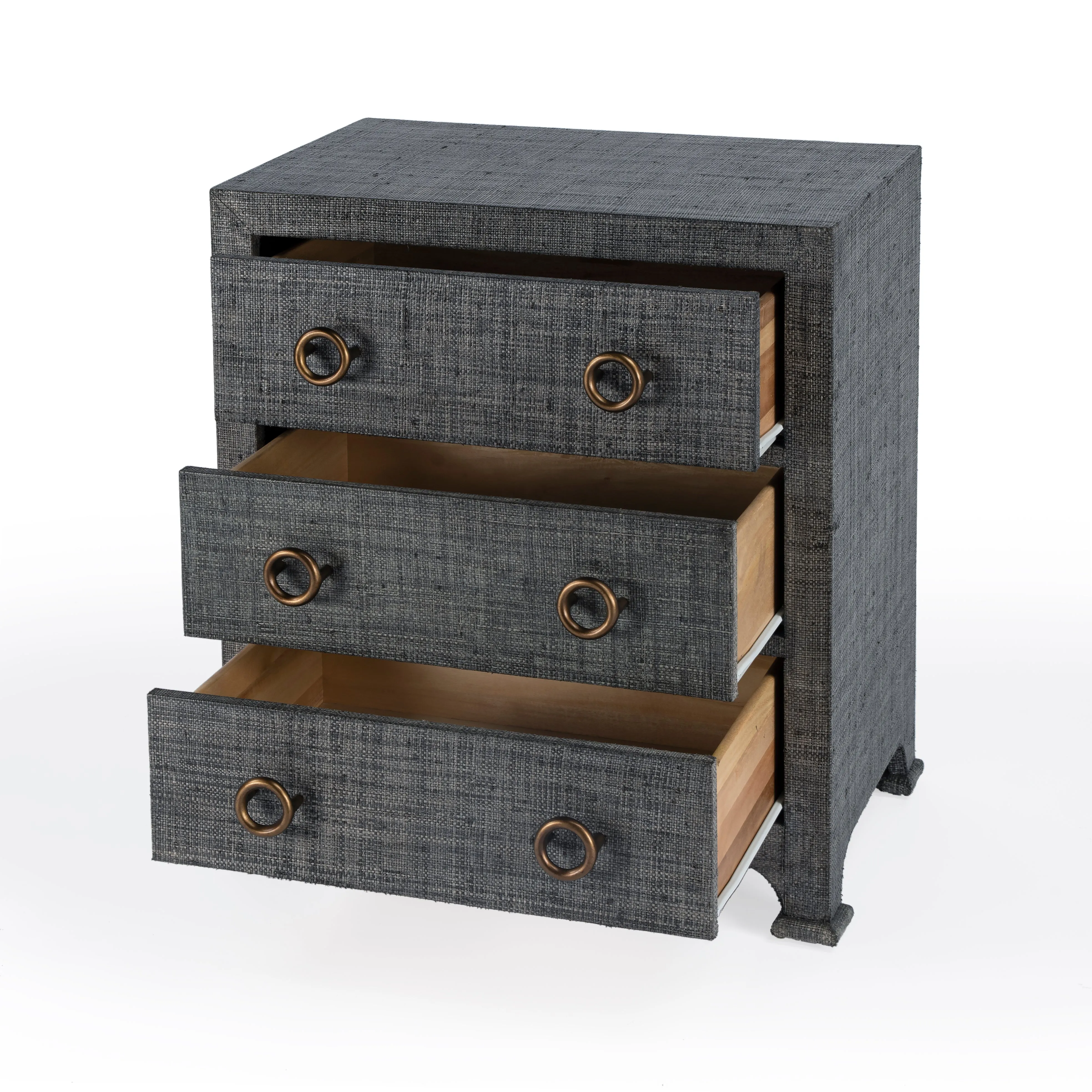 Chatham Raffia Chest in Charcoal  9130420