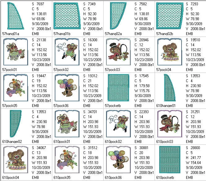 Fuzzy Circus Baby Closet Organizer