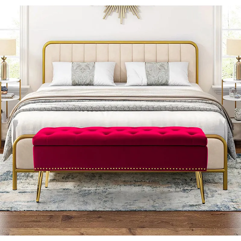 Lenore Upholstered Storage Bench