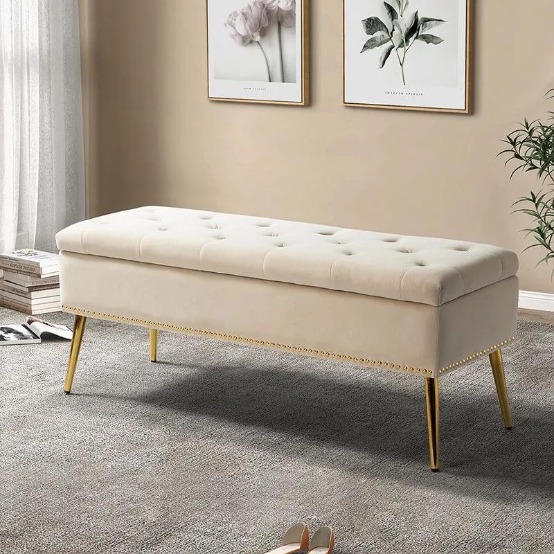 Lenore Upholstered Storage Bench