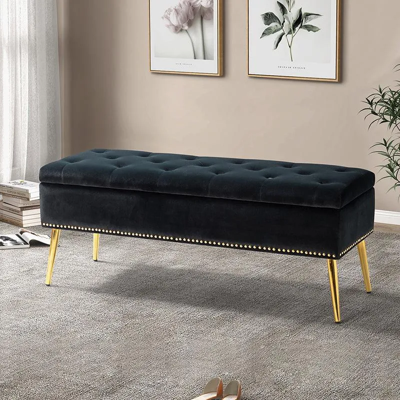 Lenore Upholstered Storage Bench