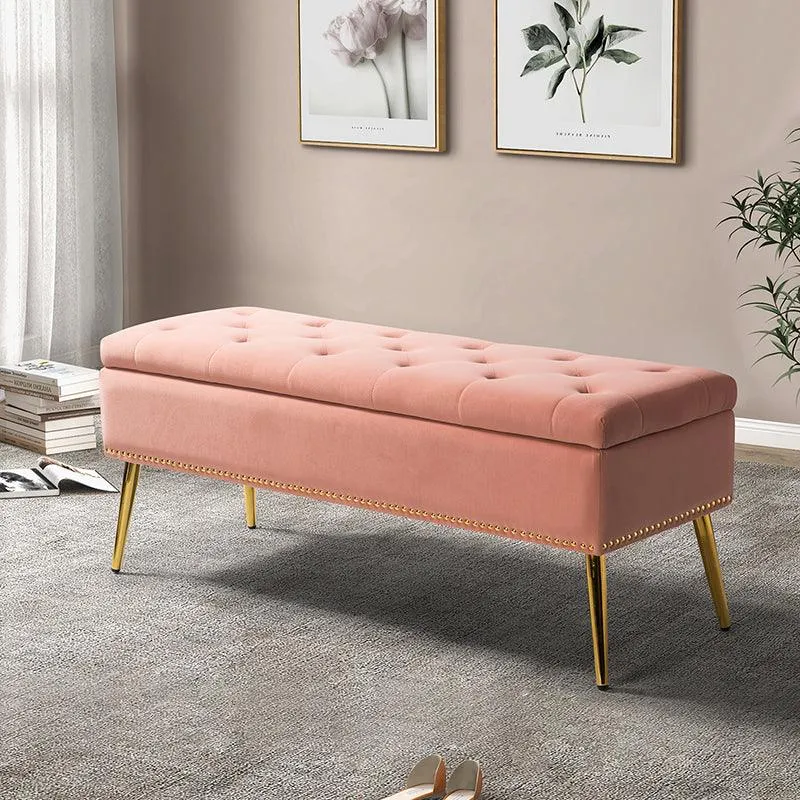 Lenore Upholstered Storage Bench