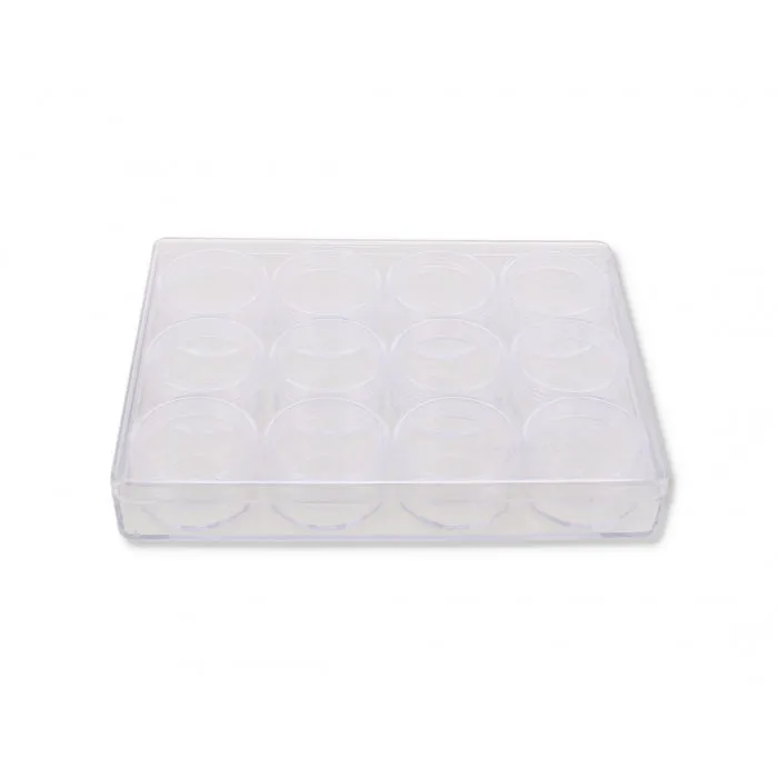 Mini Decorative Jars 12 Pack with Storage Container (SBC3849)