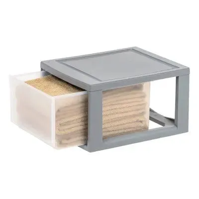 Open Box - IRIS 14.5qt 4pk Mini Stacking Drawer