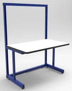 Production Basics 1005 C-Leg Series Standard Stand-Alone Workstation, 30"D x 60"W