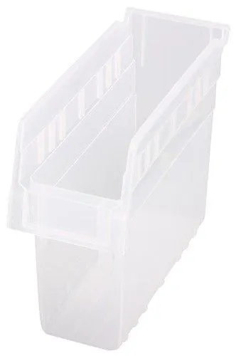 Quantum QSB801CL Clear-View Store-Max Shelf Bins, 4.38" x 11.63" x 8"
