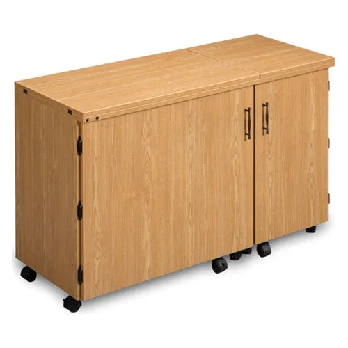 Sewing and Serger Cabinet Combo 1050 in Castle Oak